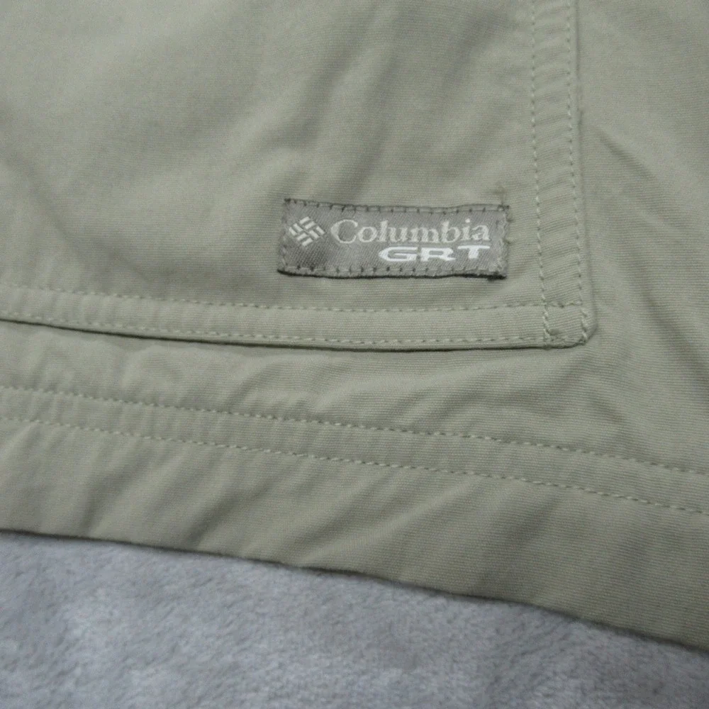 Columbia GRT Vest Mens XL Beige Pockets Fishing Hiking Utility Gorpcore‎ Outdoor